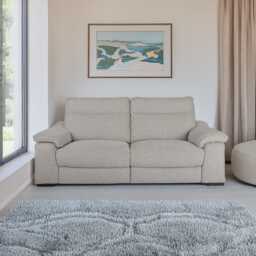 Casa Freddy 2.5 Seater Fabric Power Recliner Sofa, Milan Mink - thumbnail 4