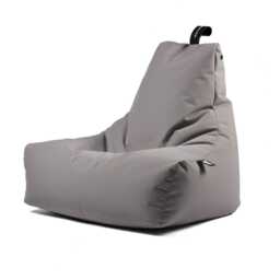 Extreme Lounging Mighty B-Bag Weather Resistant Outdoor Bean Bag, Silver Grey