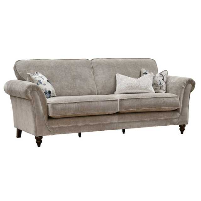 Casa Ashton 4 Seater Fabric Sofa, Marlon Natural - image 1