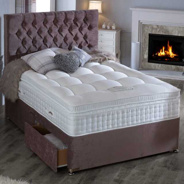 Casa Gable 2 Drawer Divan Bed Set, Double - image 1