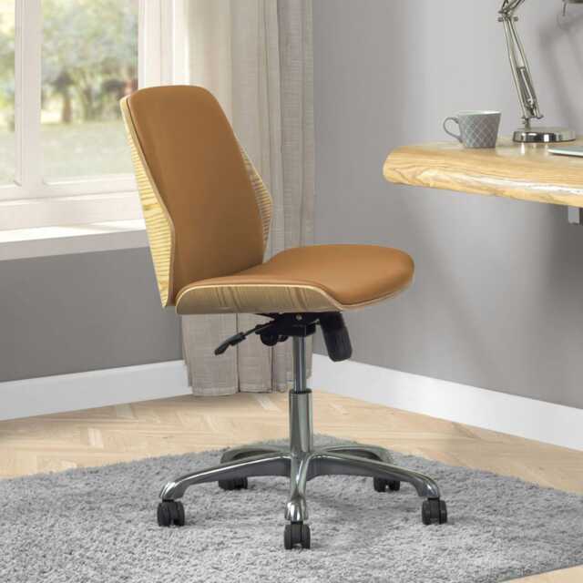 Jual San Francisco Swivel Office Chair, Oak - image 1