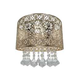 Casa Seattle Rose Ceiling Lamp Shade, French Gold - thumbnail 1