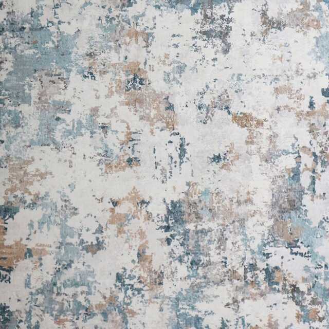 Frith Rugs Kaydon Washable Woven Rug, 230cm x 160cm, Blue Abstract Pattern - image 1