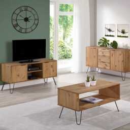 Casa Alden Large Dining Table, Antique Wax - thumbnail 2