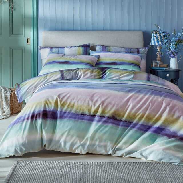 Bluebellgray Hebrides Tartan Duvet Set, Single, Atlantic - image 1