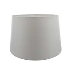 Casa Empire Cylinder Lamp Shade, 40cm, Linen, White