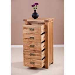 Casa Seville 5 Drawer Wellington Chest - thumbnail 1