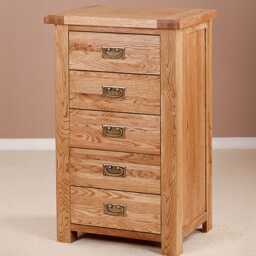 Casa Seville 5 Drawer Wellington Chest - thumbnail 3