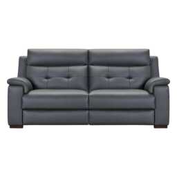 Casa Berlin 3 Seater Power Recliner Leather Sofa with Head Tilt - thumbnail 2