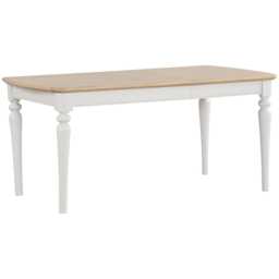 Casa Linden Medium Extending Dining Table, 130-196cm, Grey - thumbnail 1