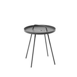 Pacific Lifestyle Rio Metal Garden Table, Small, Grey