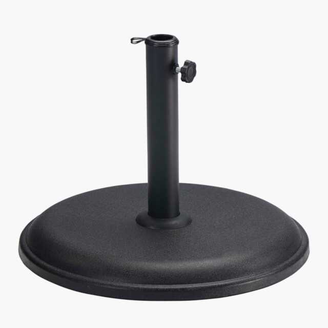 Pacific Lifestyle Piemonte Concrete Garden Parasol Umbrella Base, 25kg, Black - image 1