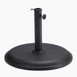 Pacific Lifestyle Piemonte Concrete Garden Parasol Umbrella Base, 25kg, Black - thumbnail 1