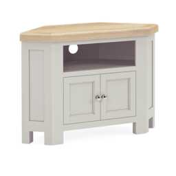 Casa Nantes Corner TV Stand, Stone Grey