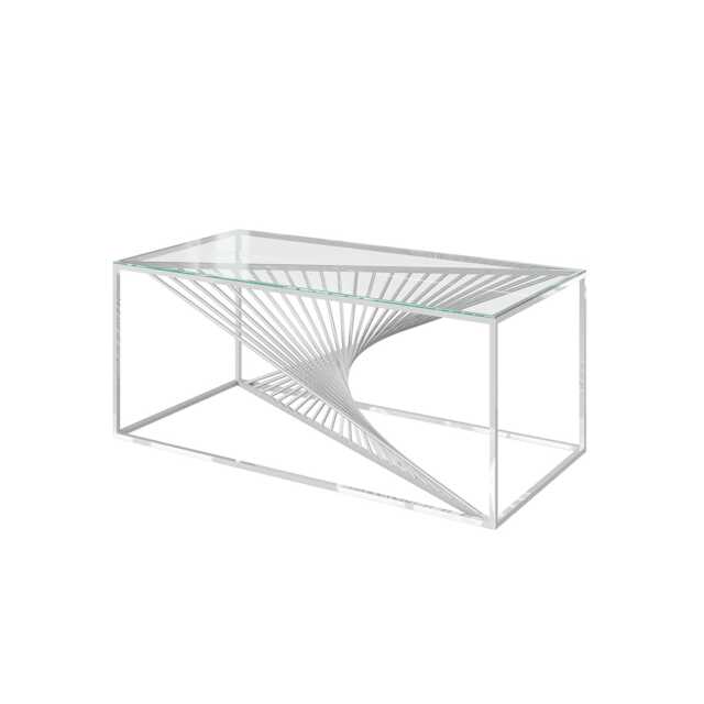 Casa Abstract Glass Coffee Table - image 1