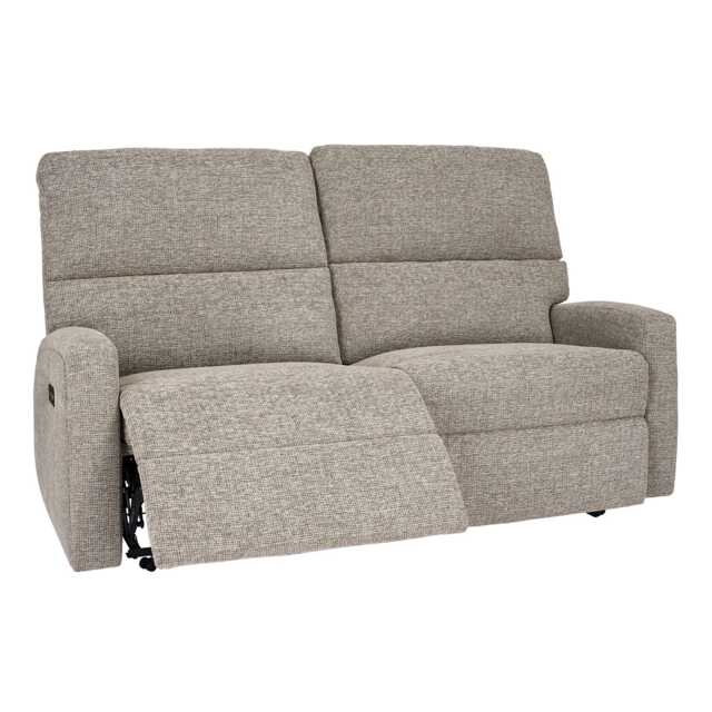 Celebrity Southwell 3 Seater Power Recliner Fabric Sofa, Hessian Llama - image 1