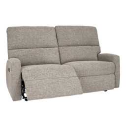 Celebrity Southwell 3 Seater Power Recliner Fabric Sofa, Hessian Llama - thumbnail 1