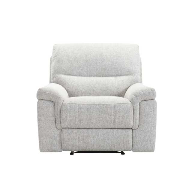 Casa Angus Fabric Power Recliner Armchair, Milan Beige - image 1