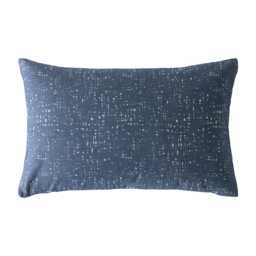 Orla Kiely Floret Microfibre Cushion, Dandelion-denim - thumbnail 2