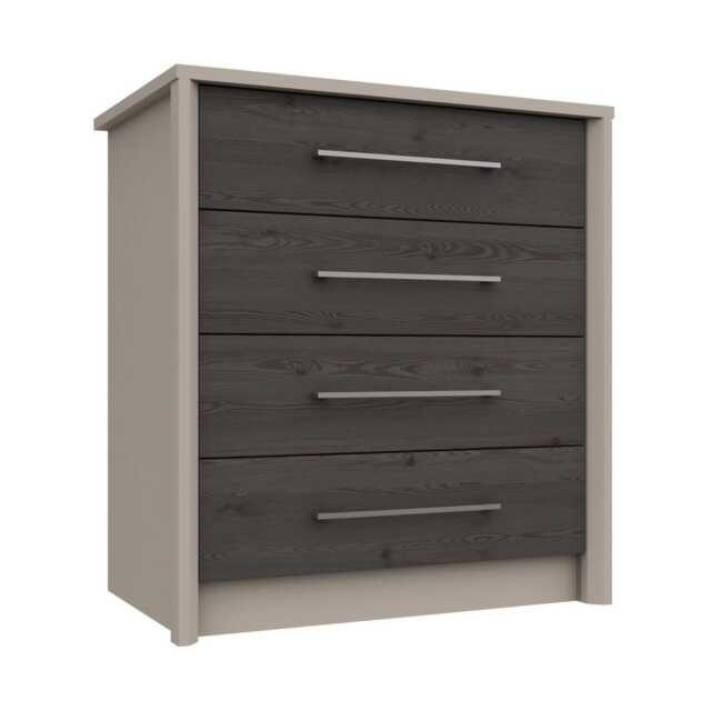 Casa Lyon 4 Drawer Chest, Anthracite - image 1