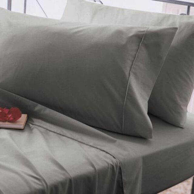 Belledorm 200 Thread Count Fitted Sheet, Single, Cloud