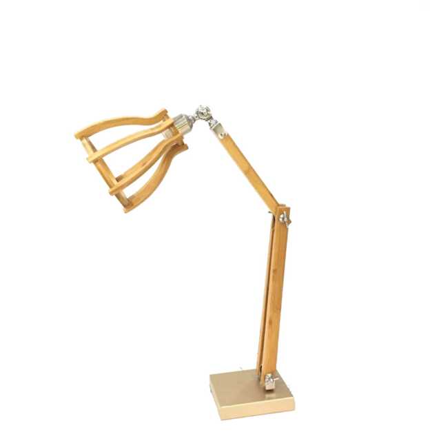 Casa Pixar Table Lamp, Wood, Adjustable, Natural