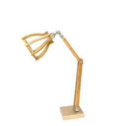Casa Pixar Table Lamp, Wood, Adjustable, Natural