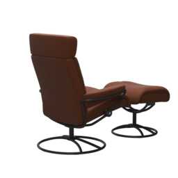 Stressless Tokyo Leather Recliner Chair & Footstool - thumbnail 2