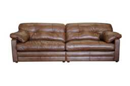 Casa Bailey 4 Seater Leather Sofa - thumbnail 2