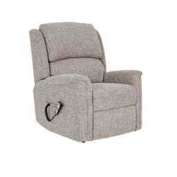 Celebrity Farndon Grande Lift & Rise Recliner Fabric Armchair, Luna Silver - thumbnail 3