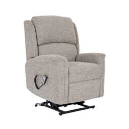 Celebrity Farndon Grande Lift & Rise Recliner Fabric Armchair, Luna Silver - thumbnail 2