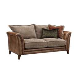 At The Helm Savannah 2 Seater Leather Sofa, Voyager Oak Cask - thumbnail 2