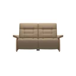 Stressless Mary Wood 2 Seater Leather Power Recliner Sofa