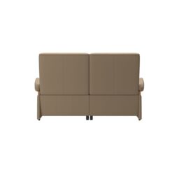 Stressless Mary Wood 2 Seater Leather Power Recliner Sofa - thumbnail 2