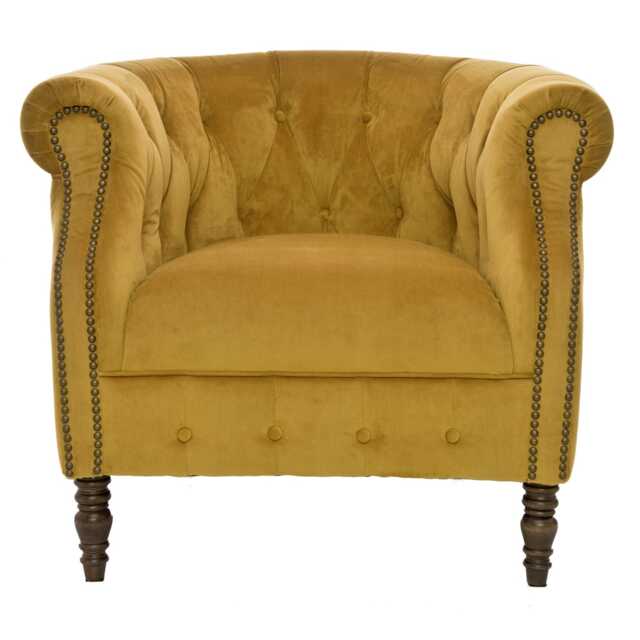 Casa Jude Velvet Acccent Chair - image 1