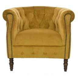 Casa Jude Velvet Acccent Chair