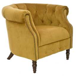 Casa Jude Velvet Acccent Chair - thumbnail 3