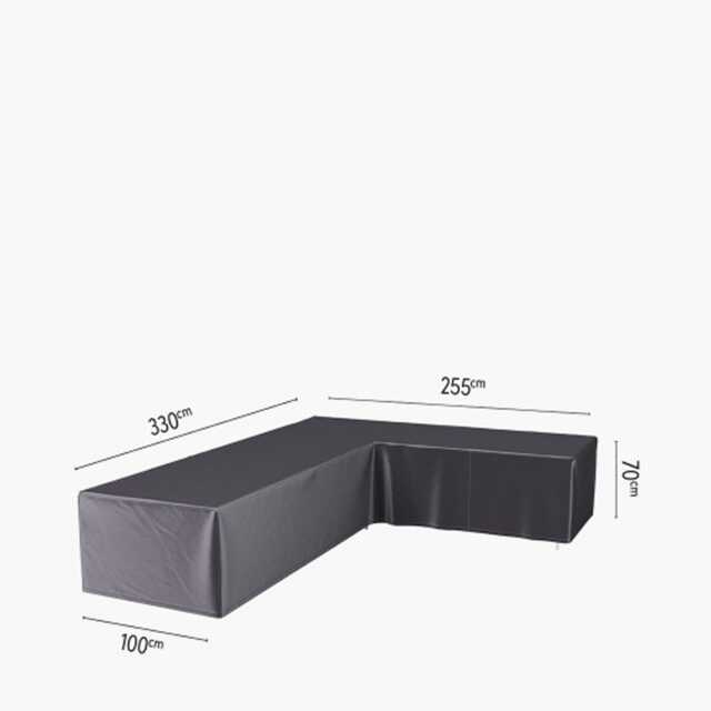 Aerocover Weather Resistant Outdoor Left Hand Corner Sofa Cover, 330x255x100x70cm - image 1