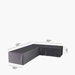 Aerocover Weather Resistant Outdoor Left Hand Corner Sofa Cover, 330x255x100x70cm - thumbnail 1