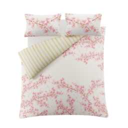 Bluebellgray Cherry Blossom Duvet Set, Single, Pink - thumbnail 1