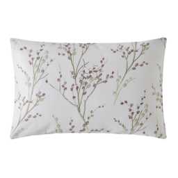 Laura Ashley Pussy Willow Pillowcase Pair, Plum Purple