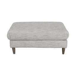 Casa Ascot Fabric Footstool, Knowle Marine - thumbnail 1