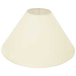 Casa Cone Lamp Shade, 40cm, Cotton, Large, Cream