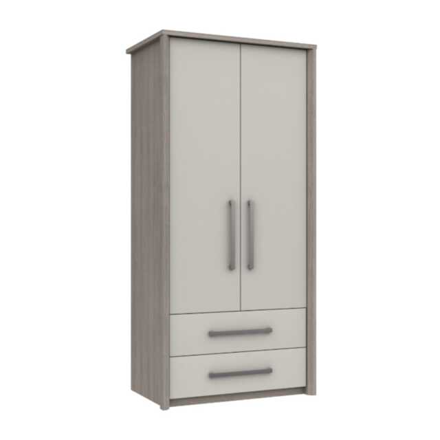 Casa Milan Double Wardrobe with Drawers - image 1