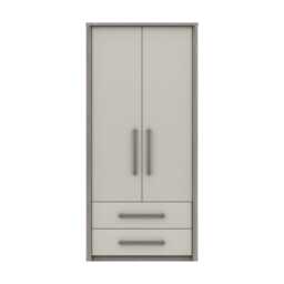 Casa Milan Double Wardrobe with Drawers - thumbnail 2