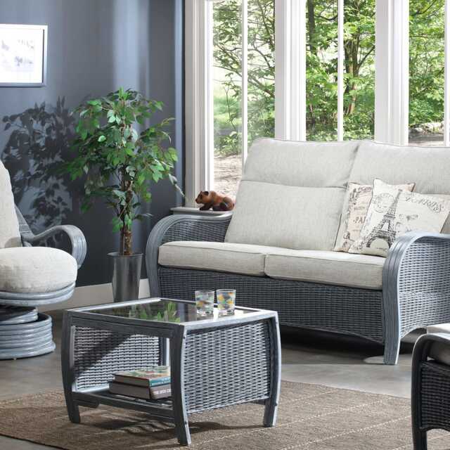 Desser Turin Cane Coffee Table - image 1