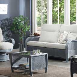 Desser Turin Cane Coffee Table - thumbnail 1