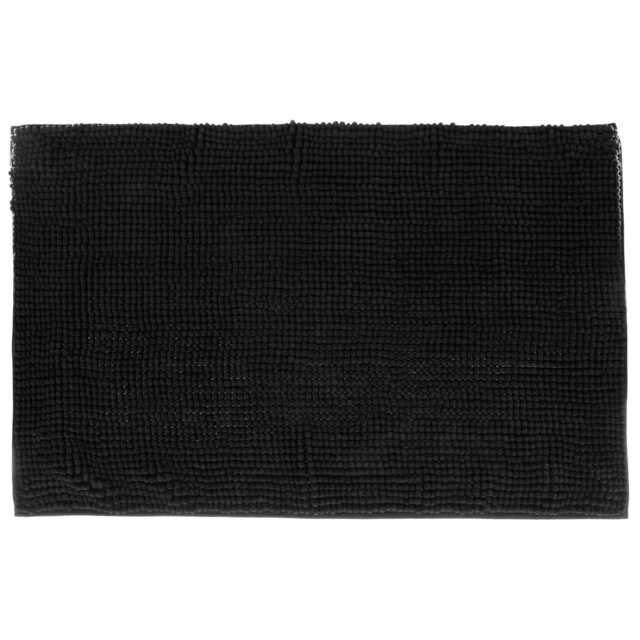 5five Kohl Chenille Bath Mat, Black - image 1