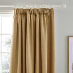 Laura Ashley Stephanie Blackout Curtains, 162 x 182cm, Pale Gold - thumbnail 3