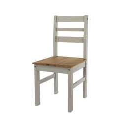 Casa Connor Linea Dining Chair, Set of 2, Grey